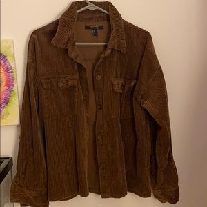 brown corduroy jacket
